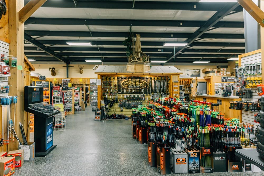 Store with fishing products